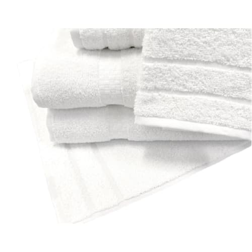 Element Bath Towel, 75% Cotton/ 25% Polyester, Centium Core, Check Dobby, 30x52, 14.68lbs/dz, White